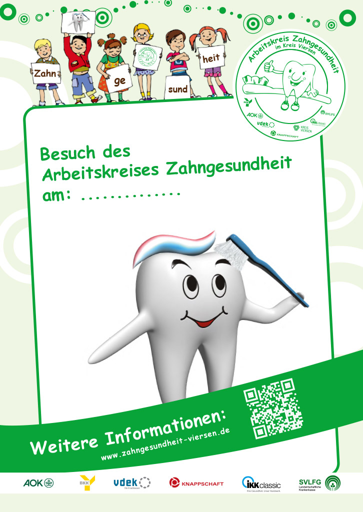 Arbeitskreis Zahngesundheit Viersen - Besuch im Kindergarten